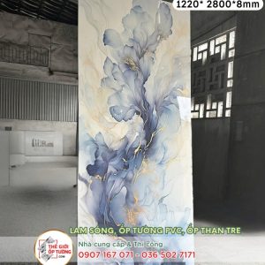 Tấm ốp tường than tre vân đá cẩm thạch JD16