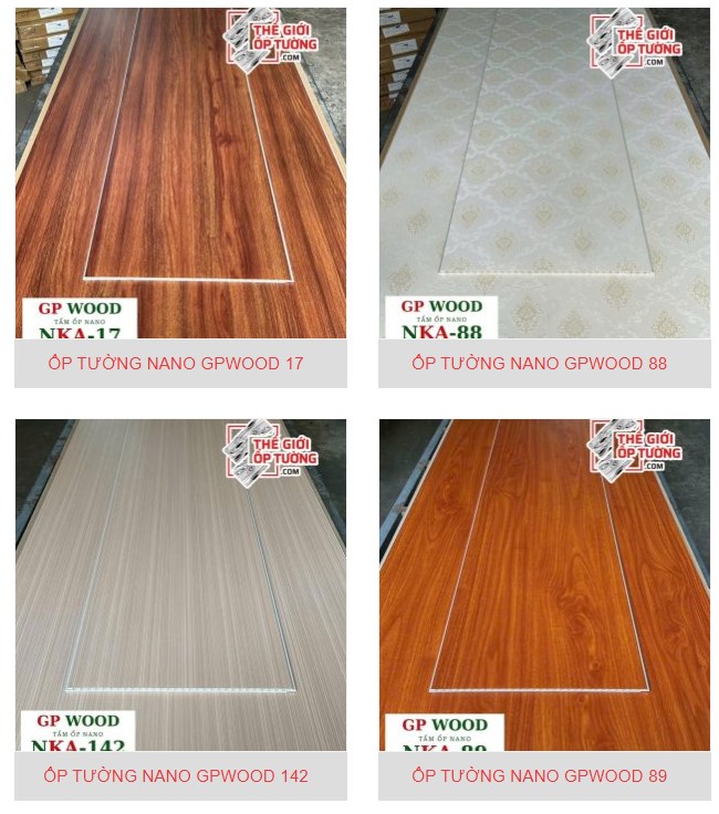 Ứng dụng của ốp tường Nano GPWood
