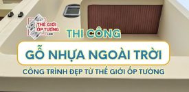 Thi Công Gỗ Nhựa Ngoài Trời Chuyên Nghiệp TPHCM - Công Trình Đẹp Từ Thế Giới Ốp Tường