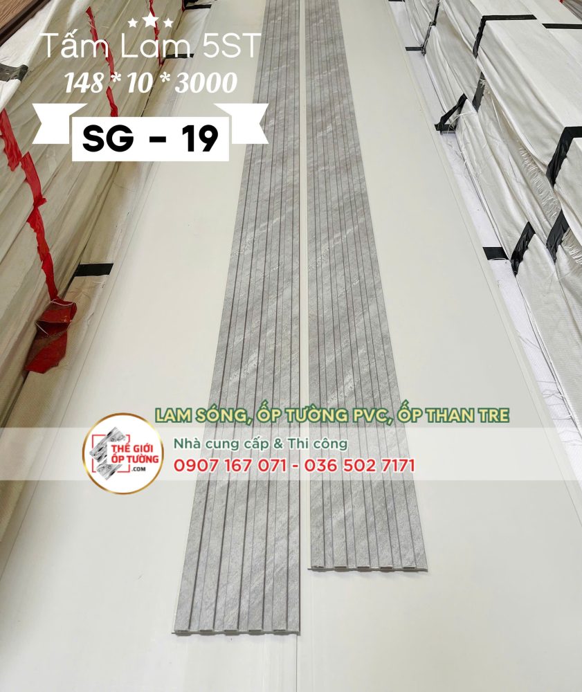 Ốp Tường Lam Sóng SG 19