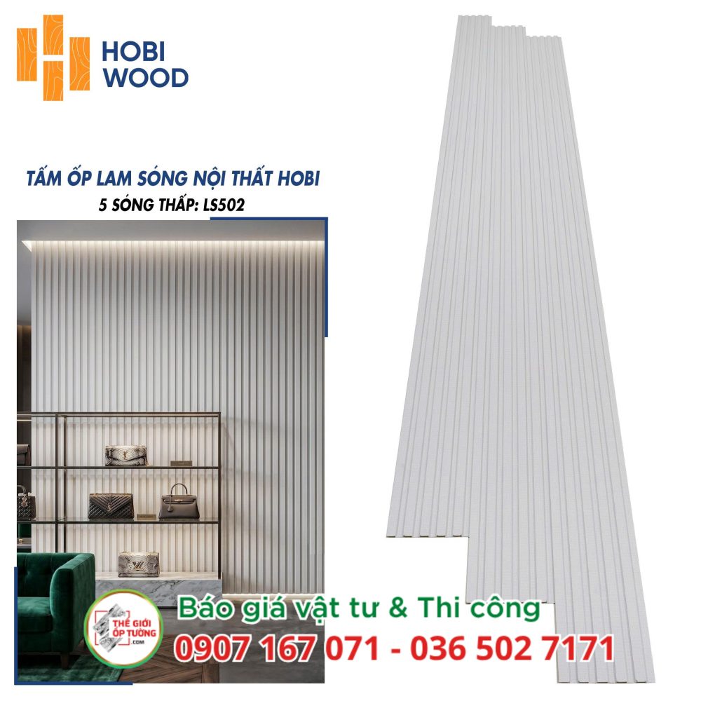 Lam Sóng Ốp Tường HOBI LS502