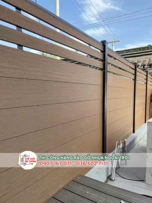 Hàng Rào Gỗ Nhựa Được Ưa Chuộng Tại TPHCM