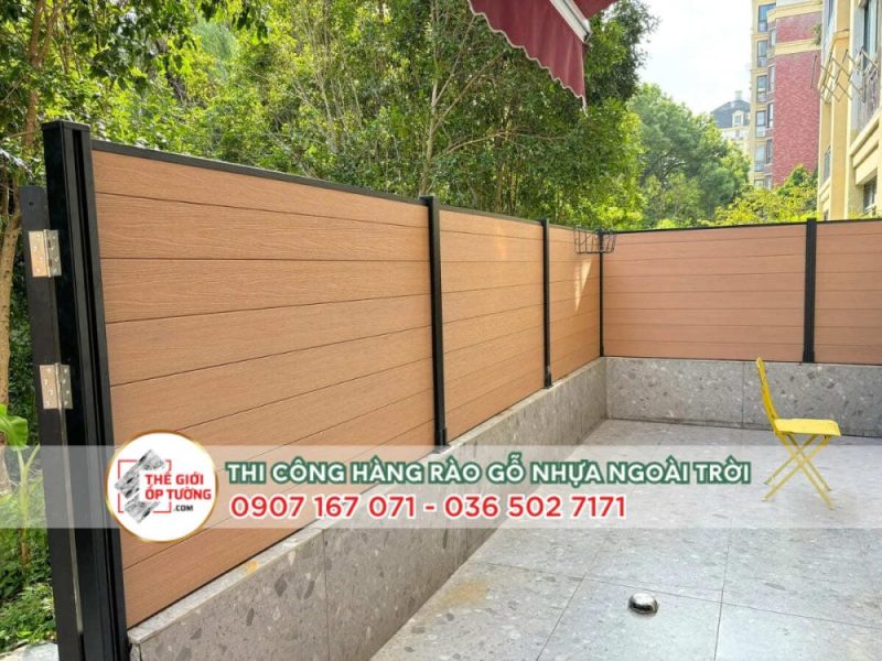 gỗ nhựa ngoài trời được ưa chuộng tại TPHCM