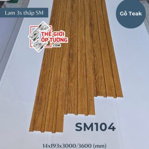 Lam 3 sóng thấp - Lam Sóng Ốp Tường Cao Cấp SM