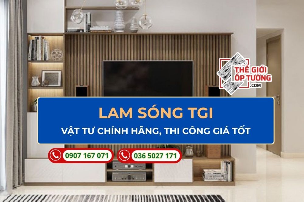 Ốp Gỗ Nhựa Nội Thất TGIGiải Pháp Ốp Tường Hiện Đại, Bền Đẹp Cho Mọi Không Gian