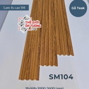 Lam 4 sóng cao - Lam Sóng Ốp Tường Cao Cấp SM