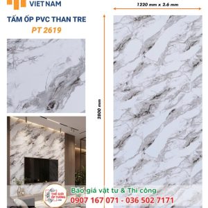 Ốp Tường PVC Than Tre HOBI 2619