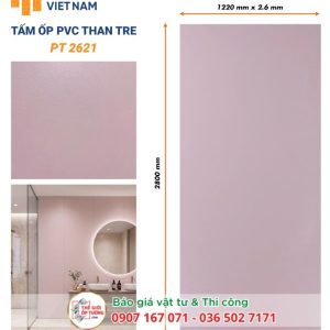 Ốp Tường PVC Than Tre HOBI 2621