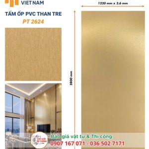 Ốp Tường PVC Than Tre HOBI 2624