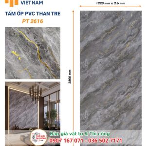 Ốp Tường PVC Than Tre HOBI 2616