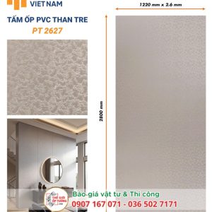 Ốp Tường PVC Than Tre HOBI 2627