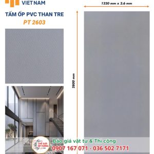 Ốp Tường PVC Than Tre HOBI 2603