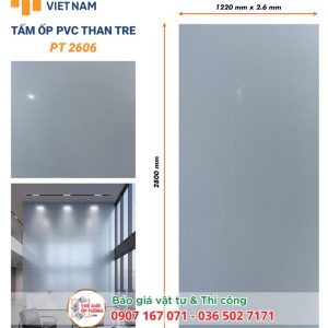 Ốp Tường PVC Than Tre HOBI 2606
