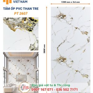 Ốp Tường PVC Than Tre HOBI 2607