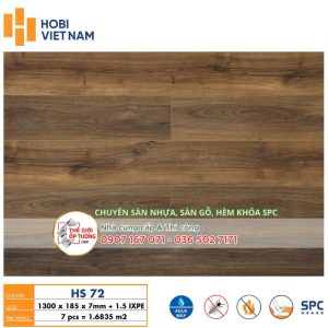 Sàn Gỗ Hèm Khóa SPC HOBI 8.5mm 72