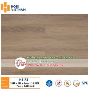 Sàn Gỗ Hèm Khóa SPC HOBI 8.5mm 75