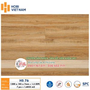 Sàn Gỗ Hèm Khóa SPC HOBI 8.5mm 76