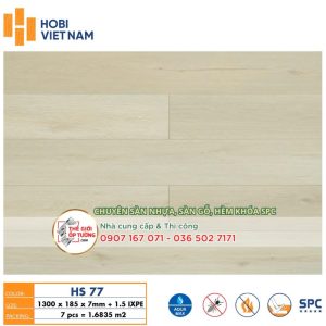 Sàn Gỗ Hèm Khóa SPC HOBI 8.5mm 77