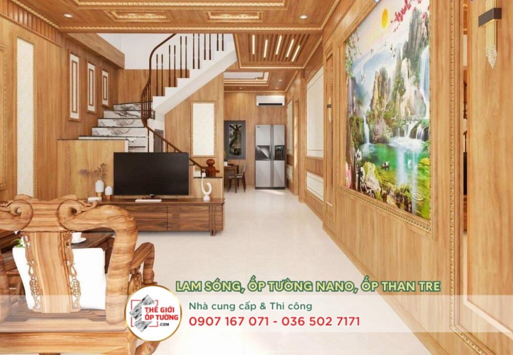 Thi Công Tấm Ốp Tường Nano Glotex Tại TPHCM