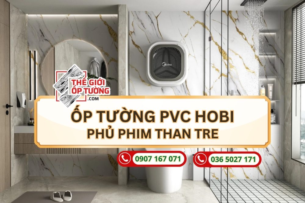 Ốp Tường PVC Than Tre HOBI
