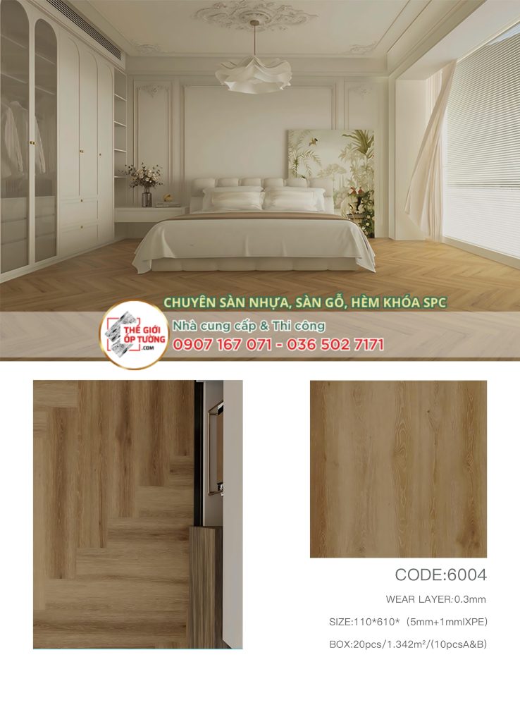Sàn Gỗ Xương Cá SPC 6mm MSFLOOR Click 04