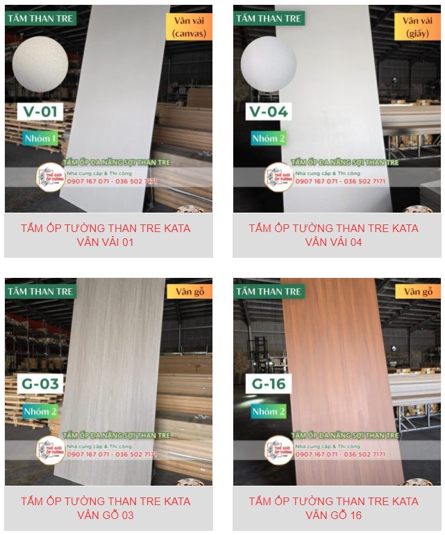 Ốp Tường Than Tre KATAGiải Pháp Ốp Tường Trang Trí Nội Thất Hiện Đại, Sang Trọng