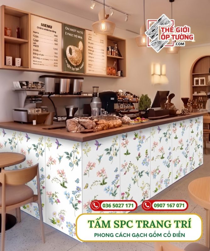 Ứng dụng tấm ốp SPC