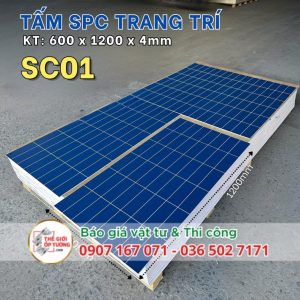 Tấm Ốp SPC Trang Trí phong cách gạch gốm cổ điển 01