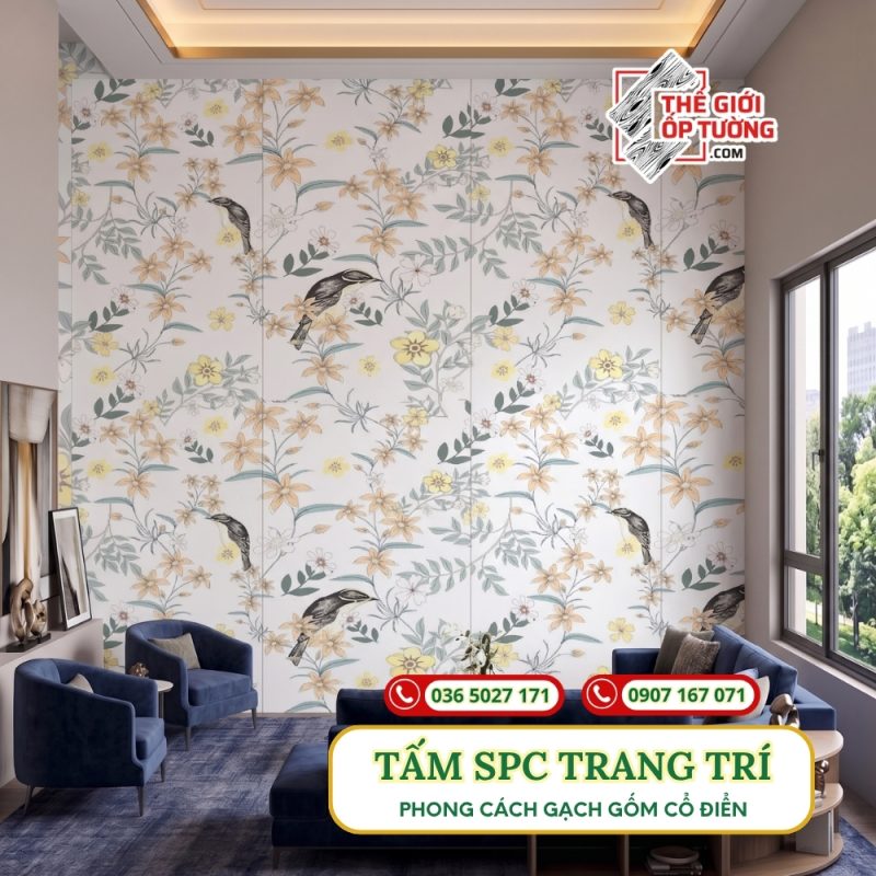 Ứng dụng tấm ốp SPC trong từng không gian