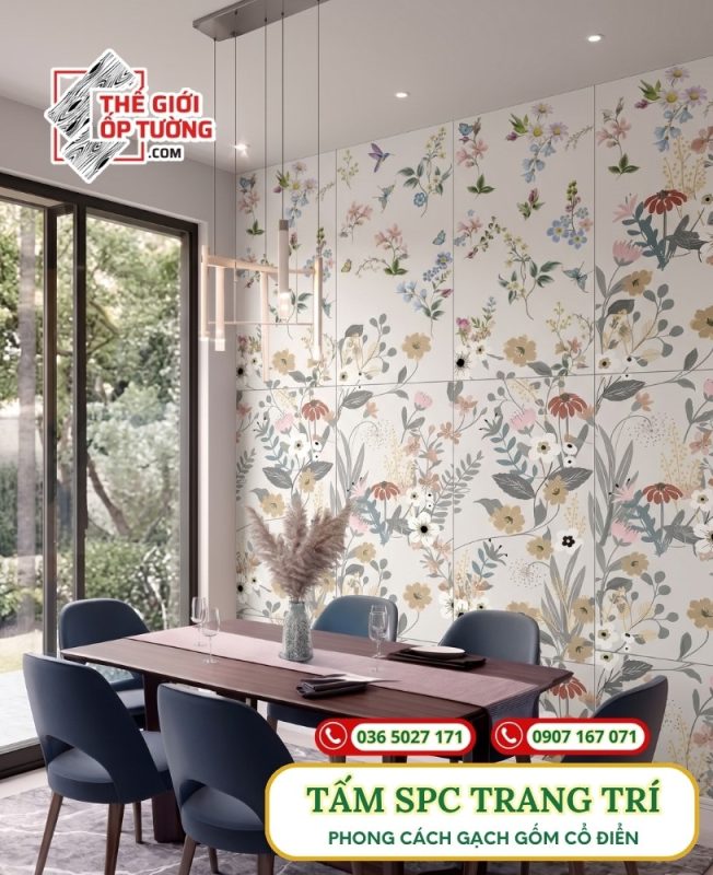 Ứng dụng tấm ốp SPC