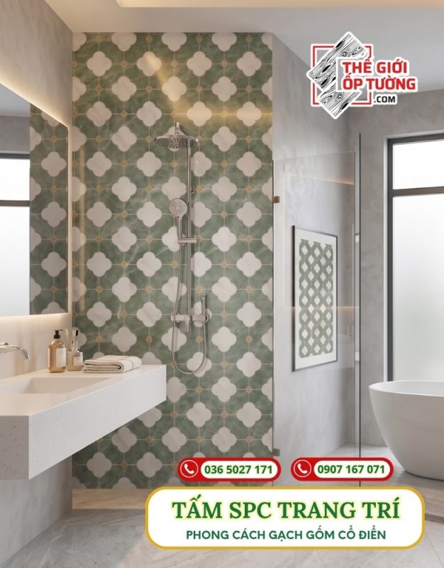 Ứng dụng tấm ốp SPC