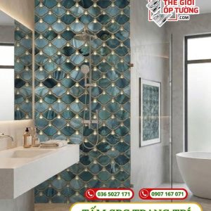 Tấm Ốp SPC Trang Trí phong cách gạch gốm cổ điển 07