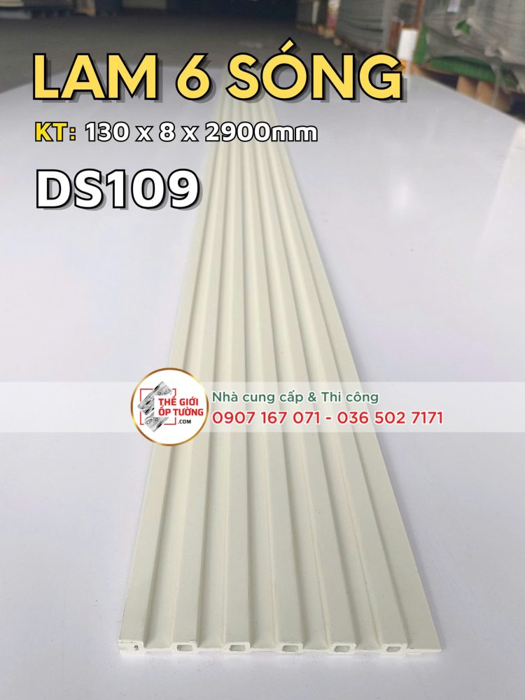 Lam Sóng Ốp Tường 6 Sóng 109