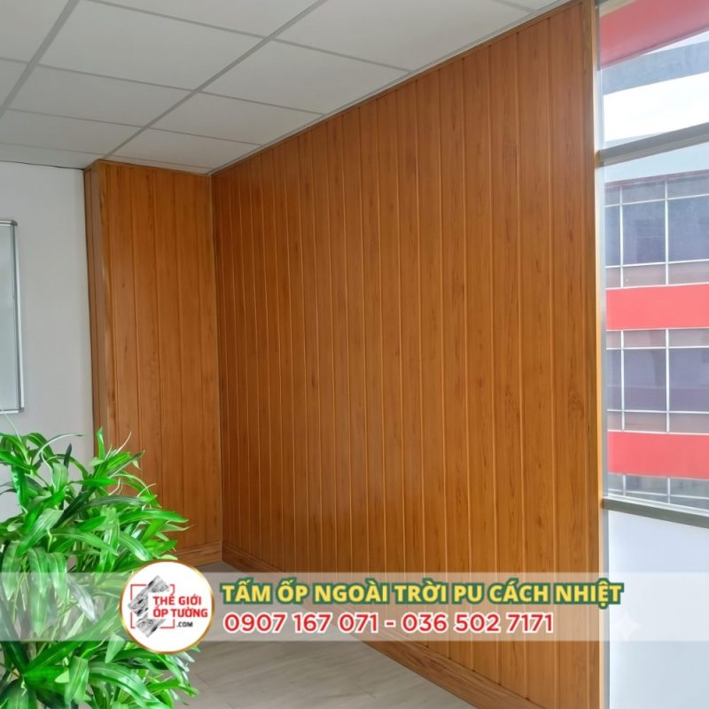 thi công tấm ốp cách nhiệt PU