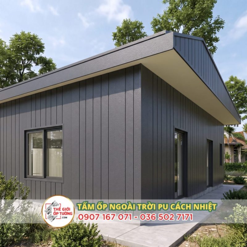ứng dụng tấm ốp cách nhiệt PU