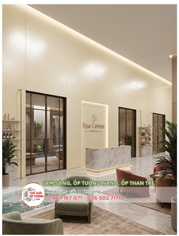 Ứng dụng tấm PVC phim than tre trong nhiều không gian