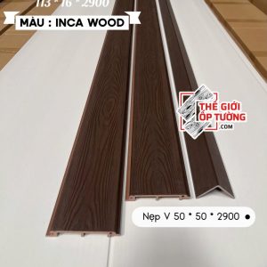 Tấm Ốp Gỗ Nhựa Ngoài Trời ASA inca wood 1 sóng