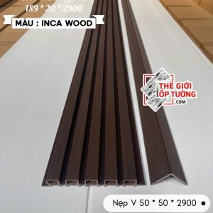 Tấm Ốp Gỗ Nhựa Ngoài Trời ASA inca wood 5 sóng