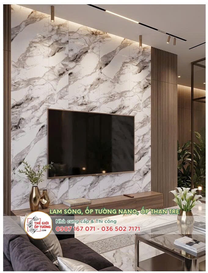 Ốp Tường PVC Than Tre HOBI 2619