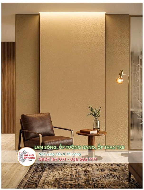 Thế Giới Ốp Tường - Giải pháp tấm PVC phim than tre cho không gian hiện đại