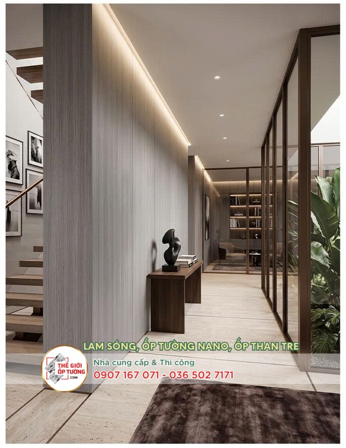 Ốp Tường PVC Than Tre HOBI 2604