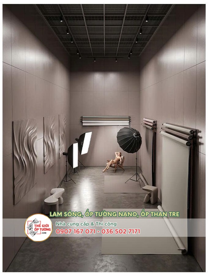 Ốp Tường PVC Than Tre HOBI 2622