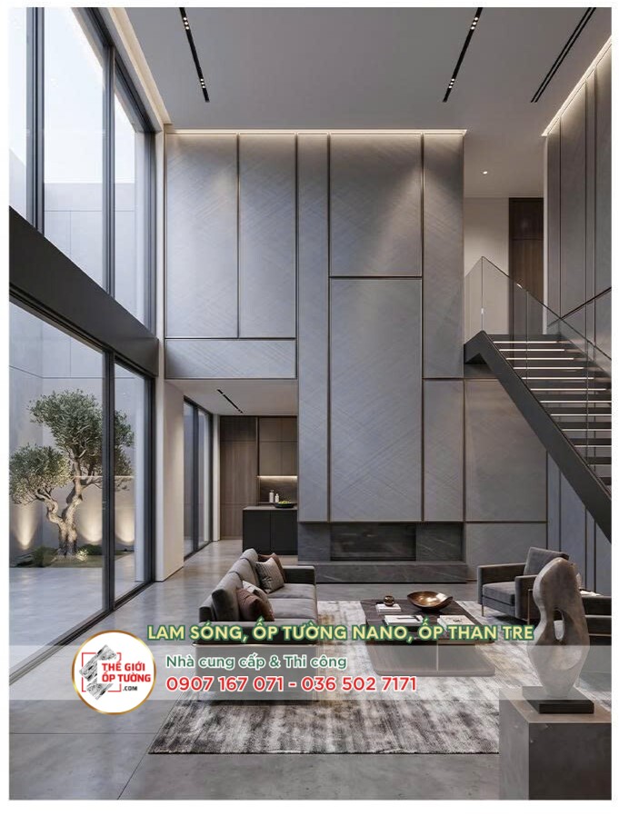 Ốp Tường PVC Than Tre HOBI 2603