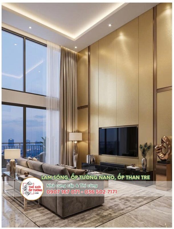 Ứng dụng tấm PVC phim than tre trong nhiều không gian