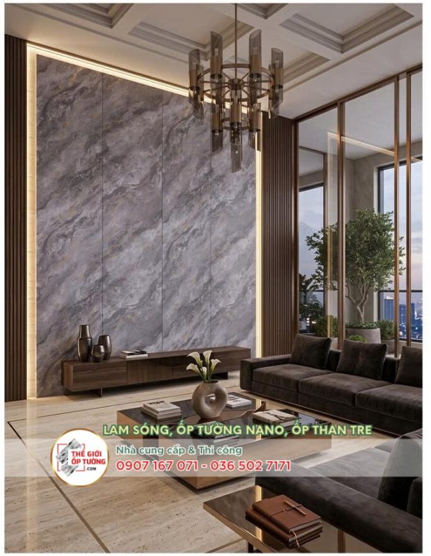 Ứng dụng tấm PVC phim than tre trong nhiều không gian