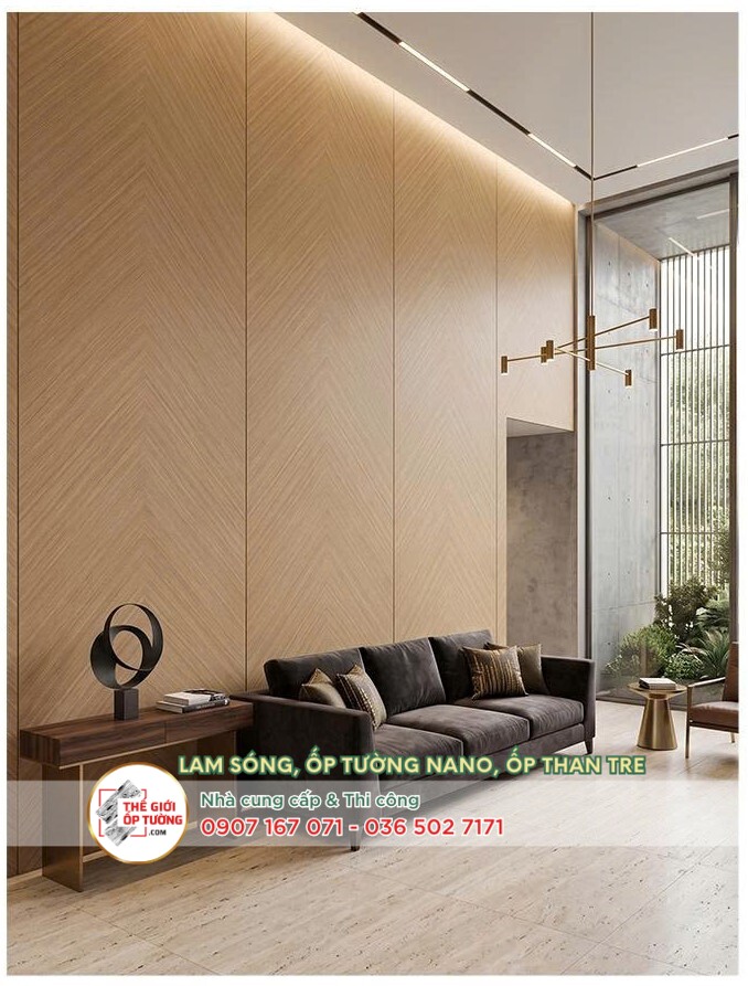 Ốp Tường PVC Than Tre HOBI 2612